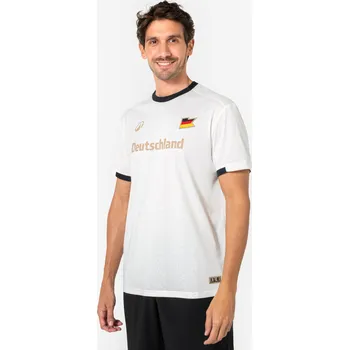 Fotbal KIPSTA Fotbalový dres Německa pro dospělé 2XL BÍLÁ|ČERNÁ