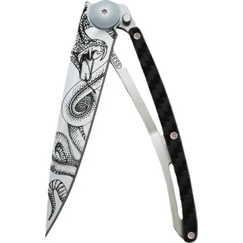 Sport Kapesní nůž Deejo 1CC209 Tattoo 37g carbon fiber Snake