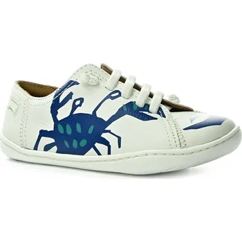 Dívčí tenisky Camper Sella Houston Crabs/Path Ry Ho White (80003-156) dětské celoroční nízké barefoot boty Velikost boty (EU): 35, Vnitřní délka boty: 222, Vnitřní šířka boty: 85