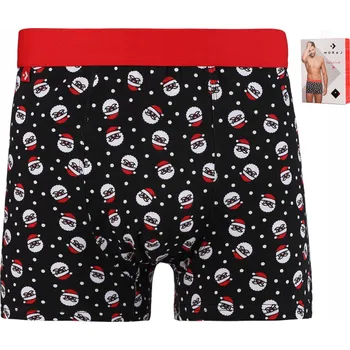Vánoční pánské boxerky Slipy DÁREK Santa Claus MORAJ XXL