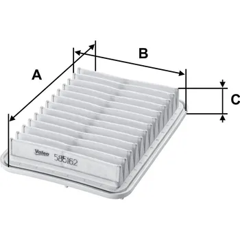 Vzduchový filtr Vzduchový filtr VALEO 585162