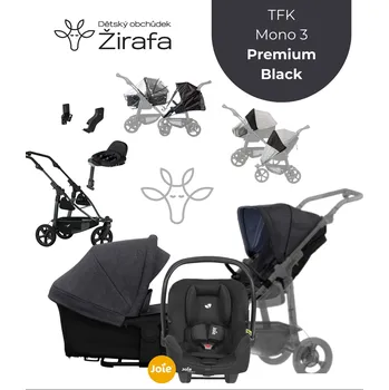 Dětské zboží Akční set TFK Mono 3 Premium Black 10v1 2025