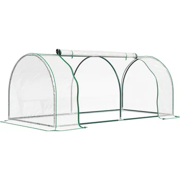 Fóliovník Outsunny 845-305V02 2 x 1 x 0,8 m zelený