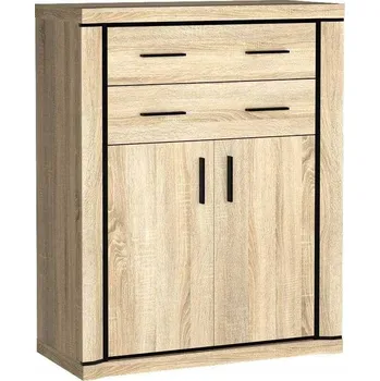 Komoda Komoda Jarstol 97 x 45 x 123 cm, dub sonoma, matná