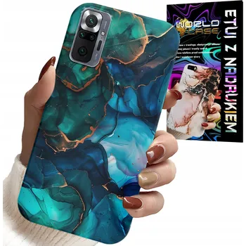 Pouzdro na mobilní telefon POUZDRO pro Xiaomi Note 10 Pro - Modrozelený Mramorový ZADNÍ KRYT