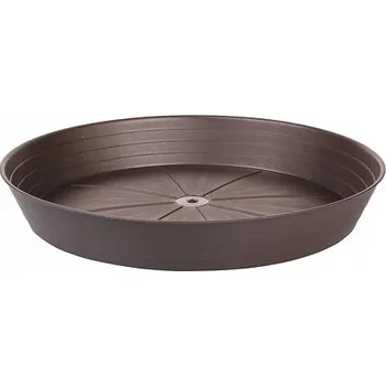 Květináč Obal na květináč 28 cm plast hnědý