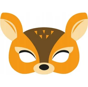 Karnevalová maska Maska "Srnečka", filcová, PartyPal