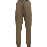 Tepláky PitBull West Coast TAPE LOGO - hnědé - PWCT_OLDTAPE_BRN Velikosti: L