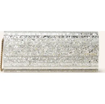 Kabelka Jimmy Choo Dámské Psaníčko Sweetie, stříbrná, one size