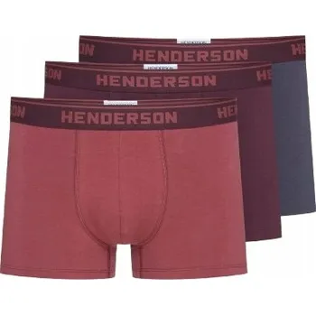 Boxerky PÁNSKÉ BOXERKY HENDERSON ŠORTKY SLIPY 41931 JEWEL 3-BALENÍ vel. XL
