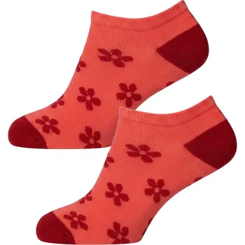 Dívčí oblečení vel.80-104-Dívčí kotníčkové ponožky Design Socks -lososová barva