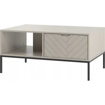 Konferenční stolek ASPEN-05 - Konferenční stolek 2D Kašmír Černý Rám