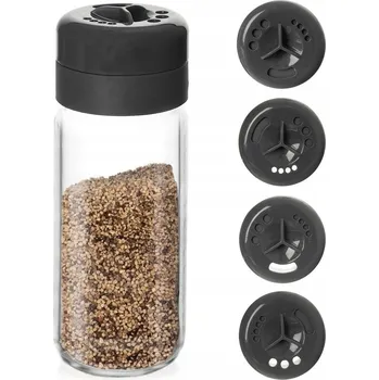 Dóza na potraviny Skleněná dóza na koření se sítkem 230 ml