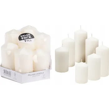 Svíčka Tradiční parafínová svíčka Home Styling Collection 7 ks