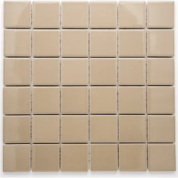 Obklad Keramická mozaika hnědá 48x48mm