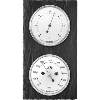 Meteostanice Barometr 8085B s teploměrem - šedo-stříbrný - E16.4666.006950
