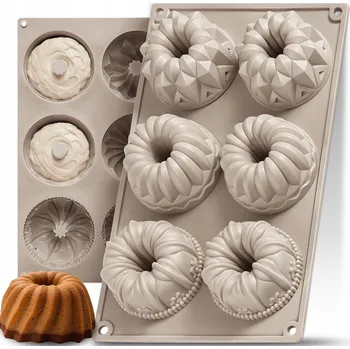 Nádoba na pečení Forma na muffiny Kuketo 17,5 x 28,5 cm, průměr 7,5 cm