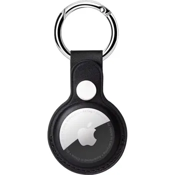 Enem Kožený obal – klíčenka na AirTag - Černá IR-AIRT-033