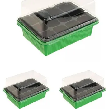 Pařeniště Igotrend Minipařeniště až pro 12 sazenic, set 3 ks