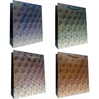 Dárková taška Univerzální dárková taška L - čtverce