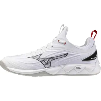 Pánská sportovní obuv Mizuno WAVE LUMINOUS 3(U) Sálová obuv White / Black / Fiery Red, UK 10, EU 44,5, US 11, 29 cm