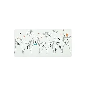 Miska pro psa Silikonová podložka pod misku 8in1 bílá 0 l