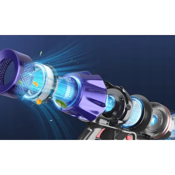 Vysavač Tyčový vysavač Laresar V7 žlutý/zlatý