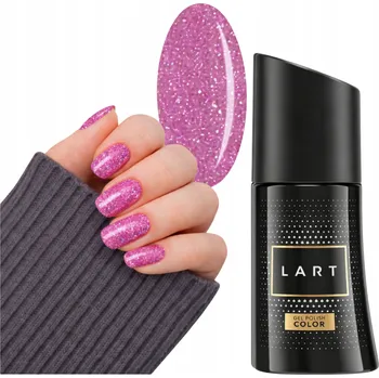 Lak na nehty Hybridní lak na nehty LART 8ml RADIANCE 173 Manikúra Růžový BEZ TPO