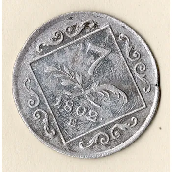 František I.(II.) 7 krejcar 1802 E Karlovský Bělehrad 3,73 g