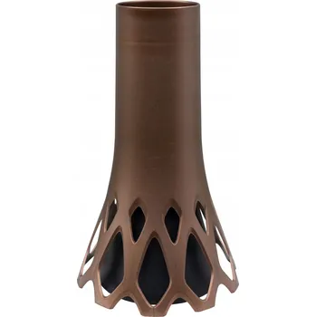 Váza Hnědá váza na hrob s vnitřní zátěží