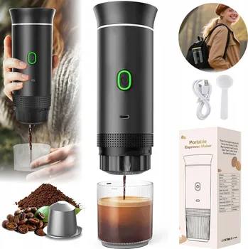 Kávovar Automatický kávovar černý 3v1 15 bar 60 ml