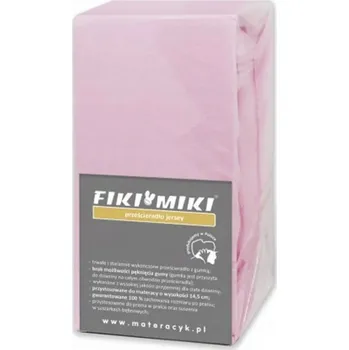 Prostěradlo Fiki Miki Prostěradlo jersey 140x70 růžové