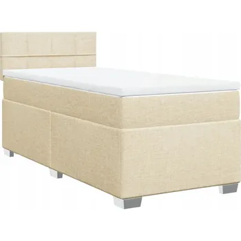 Postel Jednolůžková dřevěná postel VidaXL 90x200 cm bílá