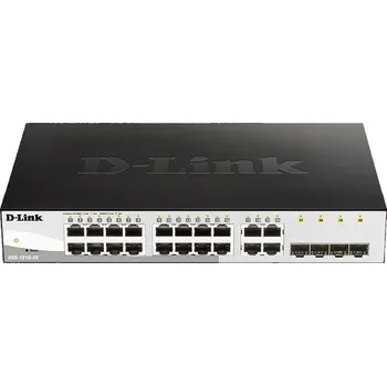 Switch D-Link DGS-1210-20 L2/L3 Smart+ switch, 16x GbE, 4x RJ45/SFP, fanless