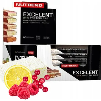 Proteinová Tyčinka Protein Excelent Protein Bar 18ks Malina Citron NUTREND