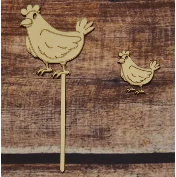 Velikonoční dekorace Slepička sada 2ks