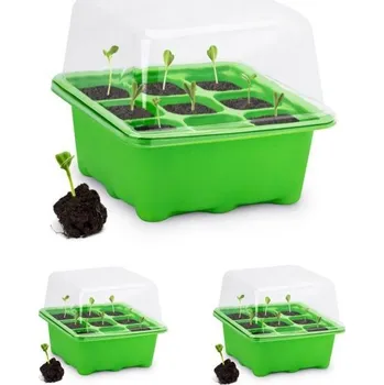 Pařeniště Igotrend Minipařeniště až pro 9 sazenic, set 3 ks