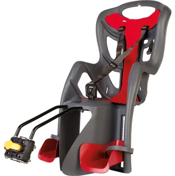 Duše na kolo BELLELLI PEPE Dětská sedačka na kolo, upevnění na rám, šedá