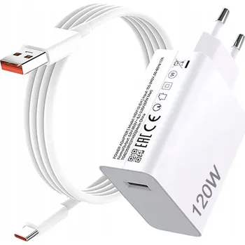 Síťová nabíječka USB typ C pro Huawei 120 mA 20 V bílá