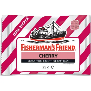 Cukrovinka Fisherman's Friend Třešeň bez cukru pastilky 25 g