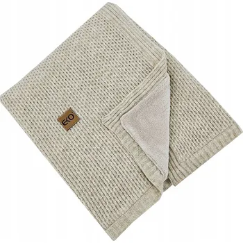 Dětská deka Pletená deka s podšívkou z umělé kožešiny