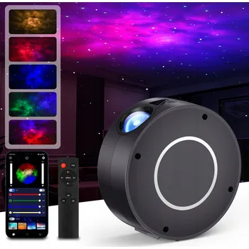 Noční světlo PROJEKTOR NOČNÍ OBLOHY GALAXY LED Noční Lampa Star DÁREK I PILOT+ SMART APP