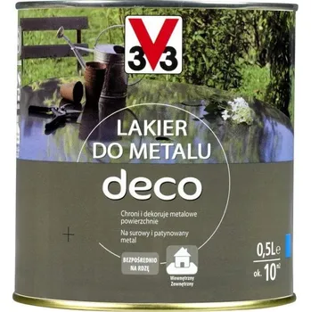 Lak na dřevo Lak na kov V33 Deco Bezbarvý Mat 0,5L