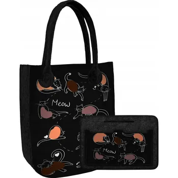 Kabelka Bertoni shopper kabelka polyester vícebarevná