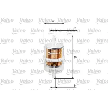 Palivový filtr Palivový filtr VALEO 587013