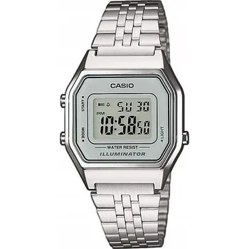Hodinky Hodinky Casio Vintage LA680WEA-7EF stříbrné s náramkem