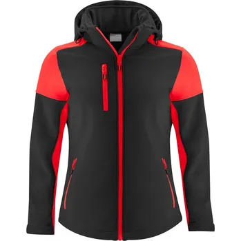 Pracovní obuv Printer Bunda Prime Softshell Women, dámská - AKCE! COT61106681405-black/red 2XL Černá/červená