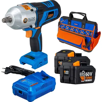 NAREX ASR 600-3MTB-SET aku rázový utahovák, 60V/2*3Ah, nabíječka, brašna
