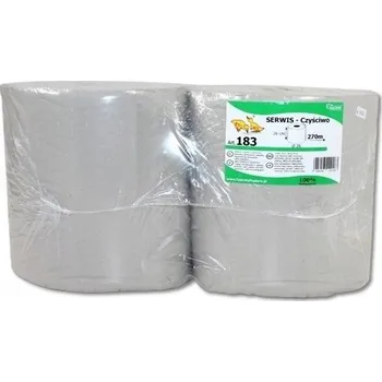 Utěrka Dílenská utěrka v roli 2 ks, recyklovaný papír ŠEDÁ POLSKÝ VÝROBEK - DOBRÁ KVALITA