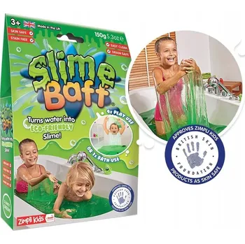 Hračka pro nejmenší Sada na výrobu slizu, Slime Baff, zelená, 3+, Zimpli Kids